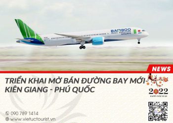 Bamboo Airways triển khai đường bay mới VKG-PQC